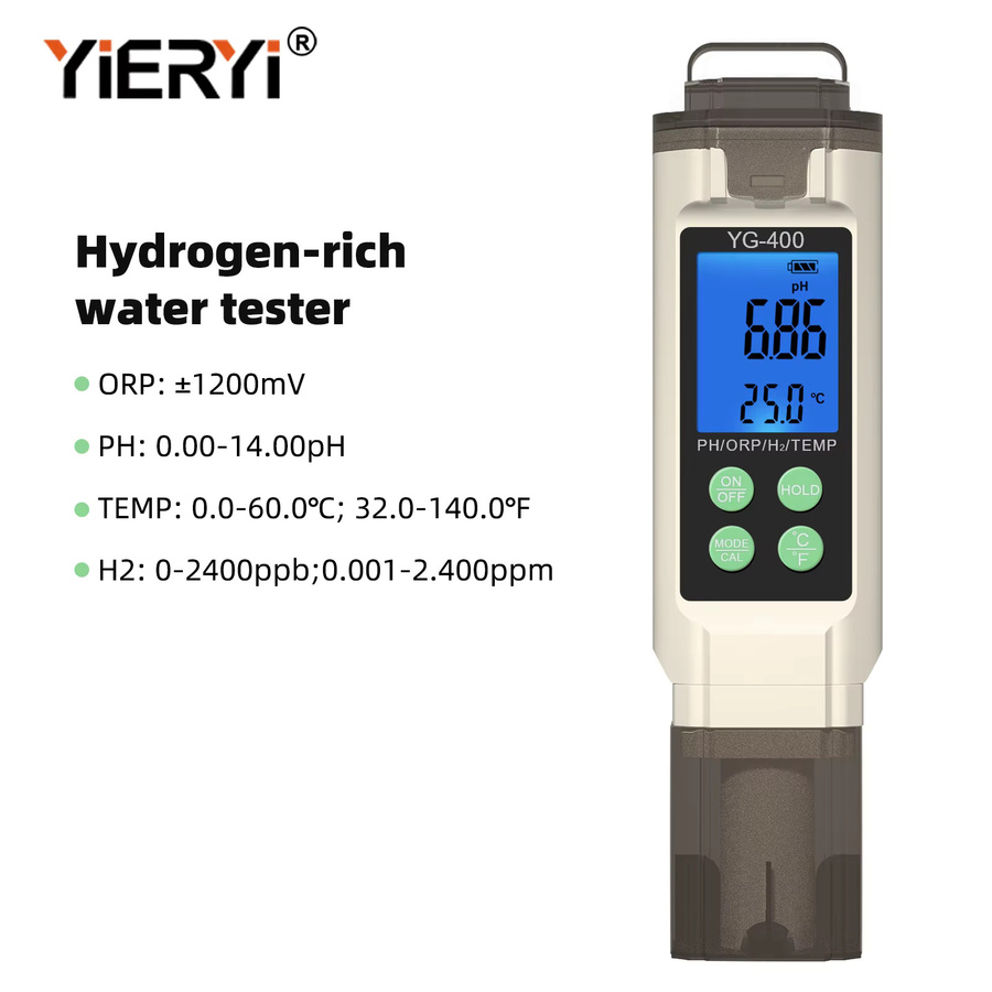Digitaler Wasserqualitätstester von yieryi mit pH-Meter, TDS, EC, Temperatur, ORP und Salinität sowie Backlight für Aquarium, Pools und Trinkwasser - Bild 1