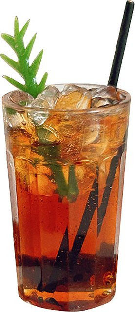 JETTING Puppenhaus Mini Trinkbecher Dekoration transparent 1-teiliges Set - Bild 1