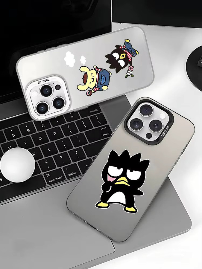 Moetch Maru Kawaii Handyhülle für iPhone 11 bis iPhone 17 Pro Max Plus, stoßfeste Rückseite, Farbe Silber - Bild 6