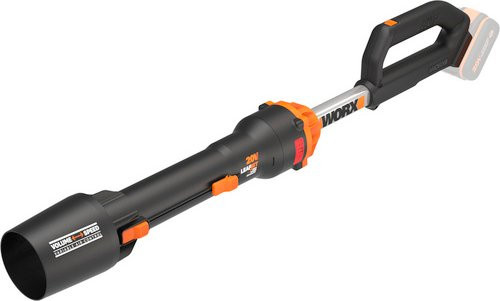 Worx Akku-Laubbläser WG543E.9 PowerShare 20 V Solo in Schwarz-Orange mit max. 209 km/h Blasgeschwindigkeit - Bild 2