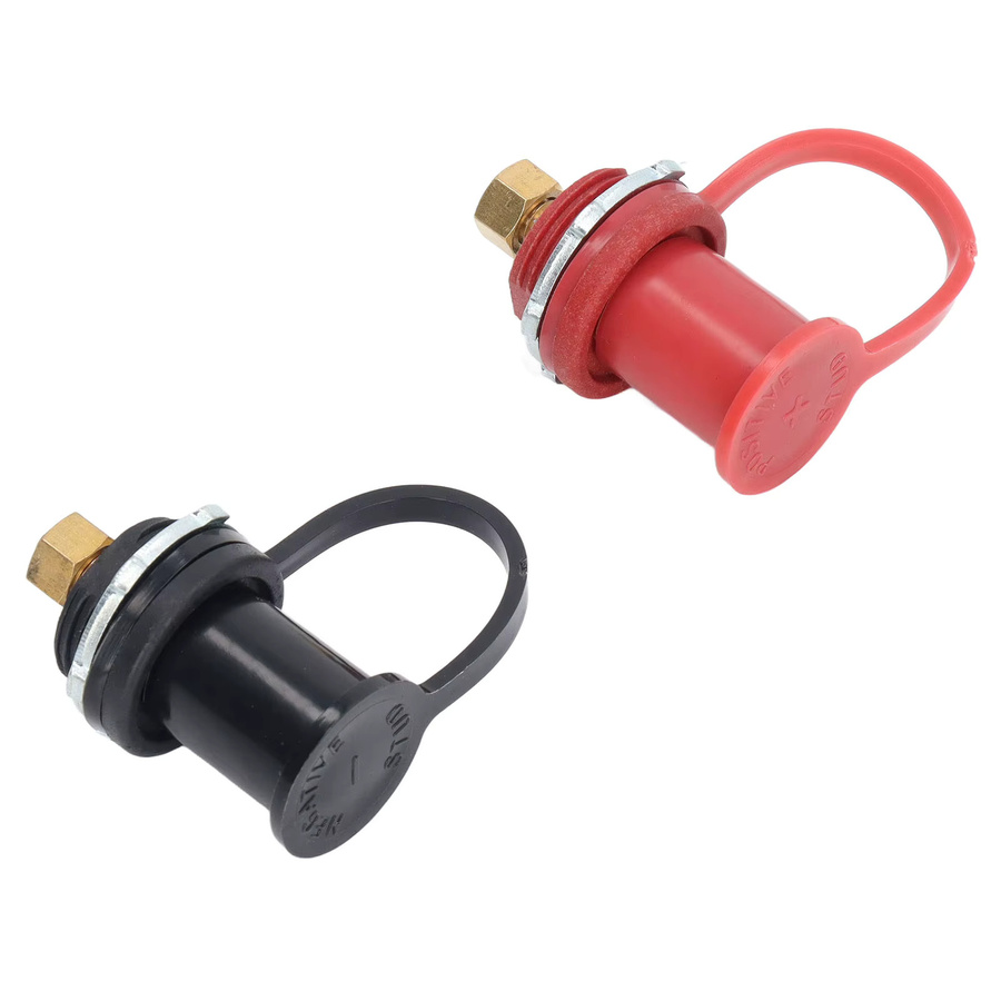 Aramox Batteriepol-Kit mit 20mm Bolzen für Auto, RV und LKW in Schwarz und Rot - Bild 4