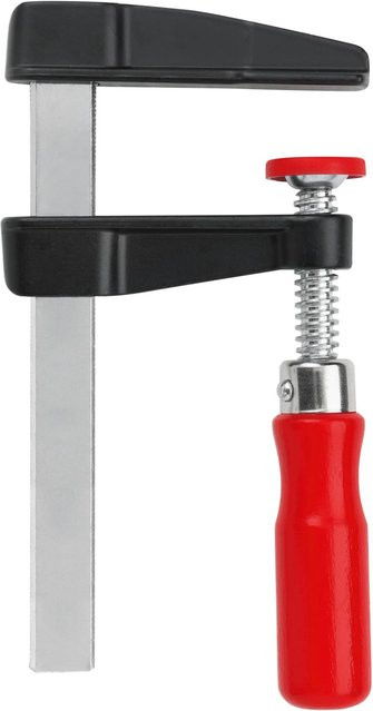 Bessey Druckguss-Schraubzwinge LM 200/50 in Schwarz und Multicolour aus Zinkdruckguss - Bild 1