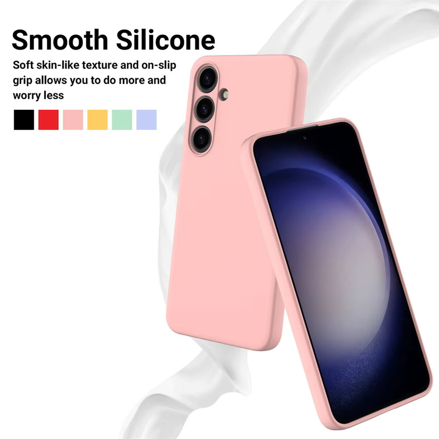 Stoßfeste Silikon Handyhülle für Samsung Galaxy S25 Plus Ultra S24 S23 S20FE S22 S21 Ultra in Blau und Pink mit 360 Grad Schutz - Bild 2
