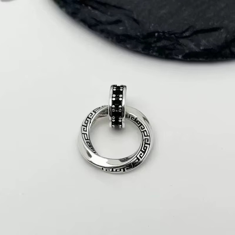 SAY Halskette Anhänger, 925 Silber, Vintage, Unisex - Bild 2