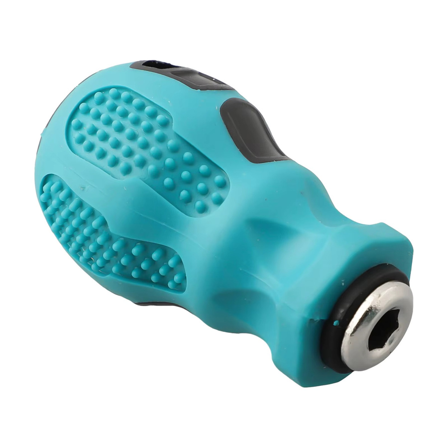 Vibratite Magnetischer Schraubendreher Griff mit Bit-Halter und Adapter für 6,35mm, 4mm Hex und 5mm Rundbuchse in Türkis - Bild 2