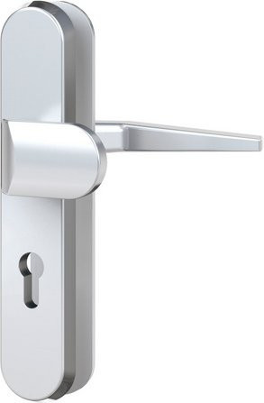 BASI Türbeschlag aus Aluminium in Silber - Bild 1