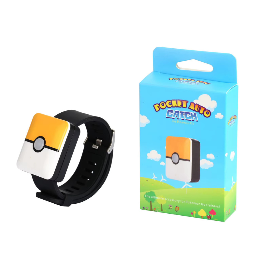 HAIFVA Fangenarmband für Pokemon Go Plus, blaues Bluetooth wiederaufladbares quadratisches Armband für Android und iOS, Unisex - Bild 1