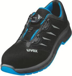 Uvex Halbschuhe 2 trend S1P Sicherheitsschuhe blau schwarz Größe 36 Weite 11 - Bild 1