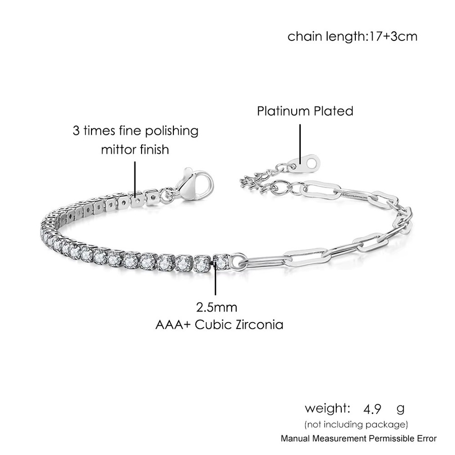 ZHOUYANG Armband, Silber, Zirkonia, Damen - Bild 2