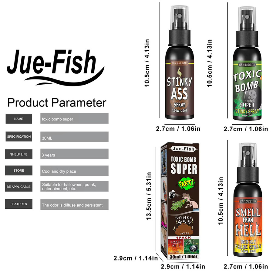 APWIKOGER Furz Spray Streichspielzeug 3-teiliges Set - Bild 6