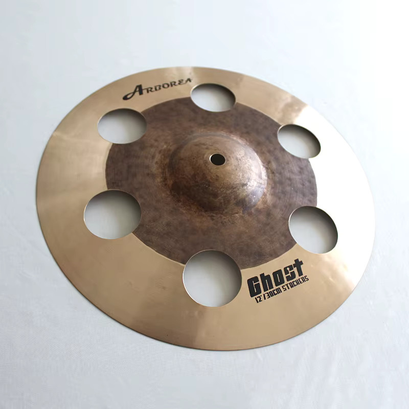 Arborea Professional Cymbal Ghost Series Splash China Mini Drum Effects Becken aus Bronze in Bronze und Gold, 6-12 Zoll - Bild 3