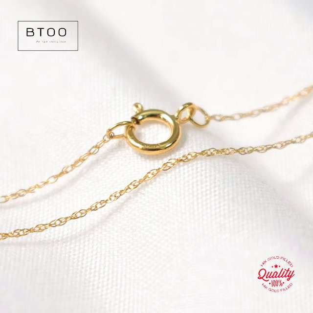 BTOO Halskette 14K Goldfilled, Gold, Damen, 40 cm - Bild 1