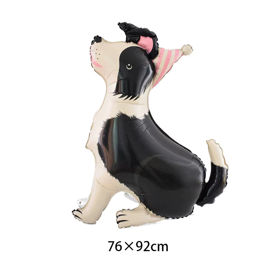 XMSJ Hunde-Party-Dekoration mit stehendem Hundeballon aus Latex für Kinder-Geburtstage - Bild 2