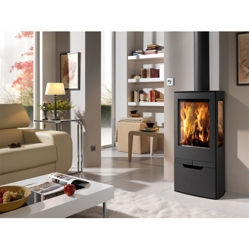 PANADERO Kaminofen Zinc in Schwarzmetallic aus Stahl mit 7,9 kW Leistung - Bild 2