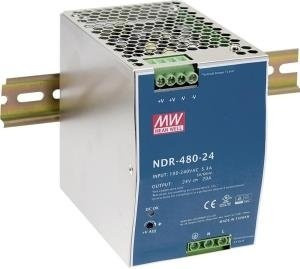 MEAN WELL NDR-480-48 Netzteil und Spannungsumwandler in Silber - Bild 1