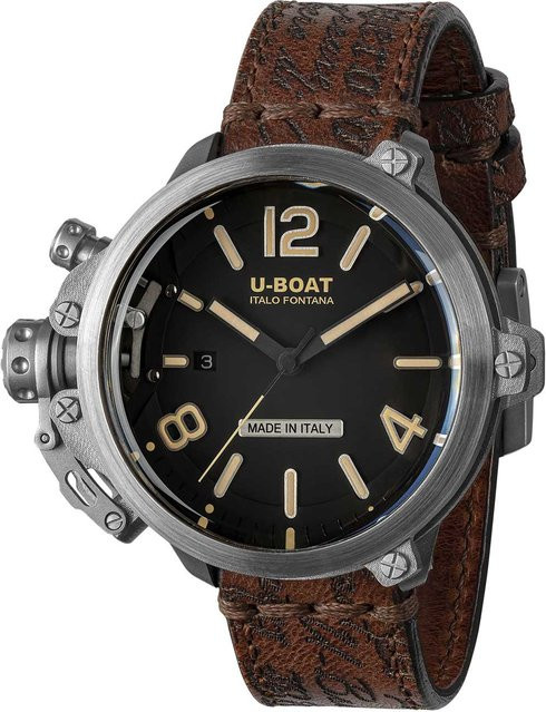 U-Boat Armbanduhr Automatik, Edelstahl, 50 mm, Schwarz, Herren - Bild 1