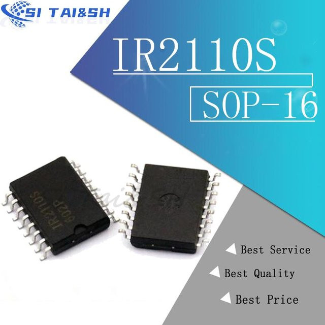 Si Tai&SH Chipsatz IR2110S IR2112S IR2113S IR2110STRPBF IR2112STRPBF IR2113STRPBF SOP-16 in Schwarz (10 Stück) - Bild 1
