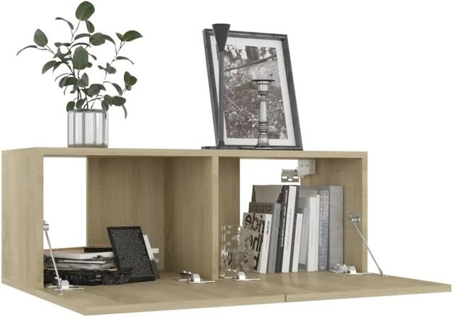 vidaXL 5-tlg. TV-Schrank-Set Sonoma-Eiche aus Holzwerkstoff für dein Wohnzimmer - Bild 1