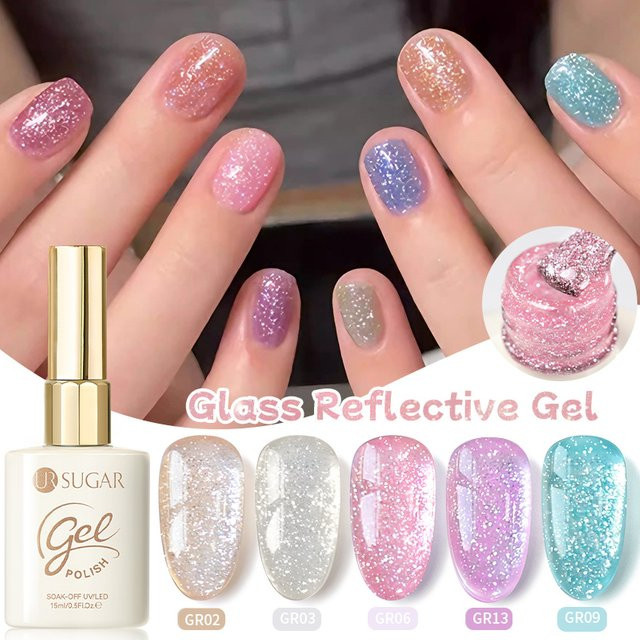UR SUGAR GR11 Nagellack, 15 ml, Schimmernd - Bild 1
