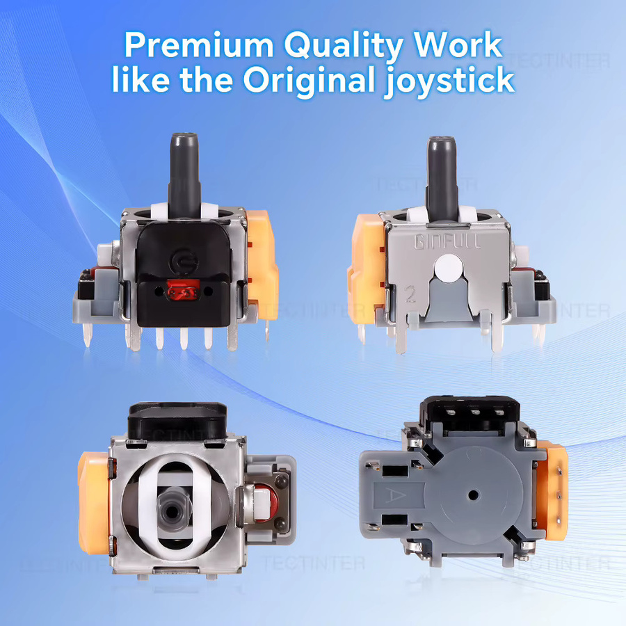 YECKTEGJ 3D-Analog-Hall-Effekt-Joystick Ersatzteil für PS5 und PS4 Controller Slim und Pro in Multicolor - Bild 4