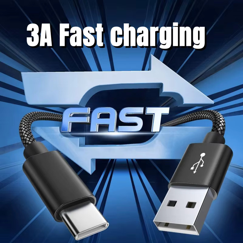MIZIQIER 5er-Pack USB A auf USB C Kabel Schwarz, 3A Schnellladekabel für iPhone 15 16 Serie, Samsung Galaxy S24 S24+ und Note20 - Bild 2
