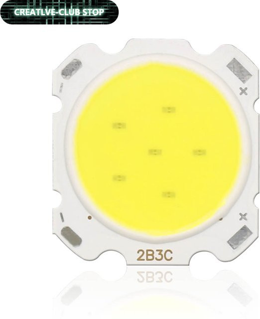 DT&ZM 10er Set LED COB Lichtquelle mit hoher Lumen-Leistung für Spotlight und Downlight, 20mm Durchmesser - Bild 1