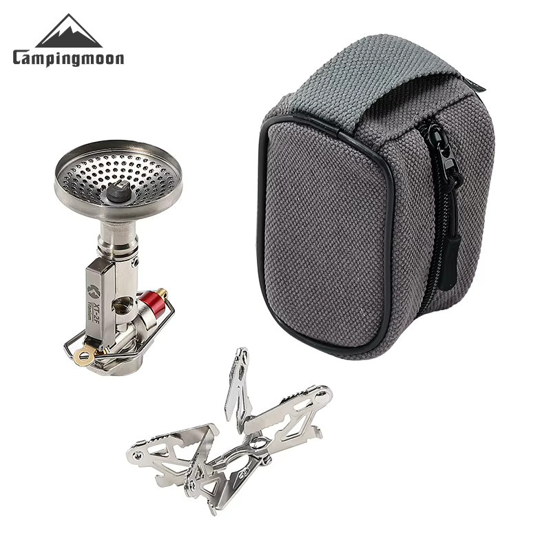 CAMPINGMOON XT-2F Xuanfeng Raketenbrenner Camping-Gaskocher in Silber - Bild 2
