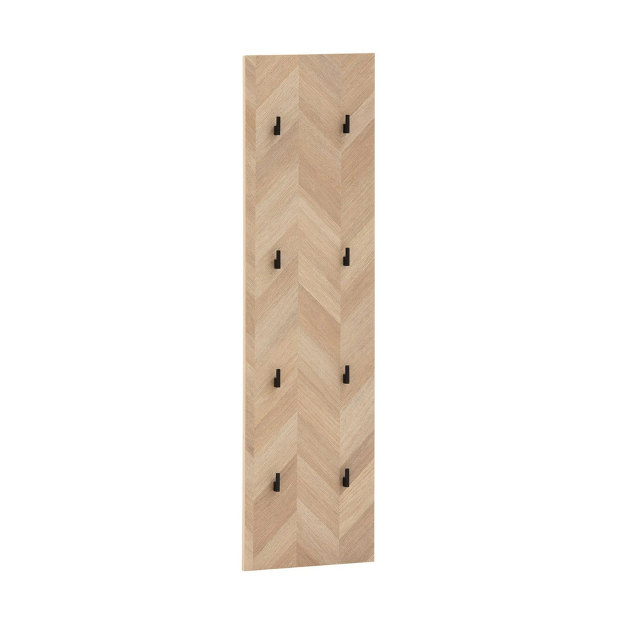 Schildmeyer Hakenpaneel Piazza Eiche Nachbildung mit Haken in Fischgräte, B/H/T: 30,0 x 110,6 x 2,6 cm - Bild 2
