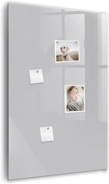 Tulup Glasmagnettafel Hellgrau B: 60 cm, H: 90 cm - Bild 1