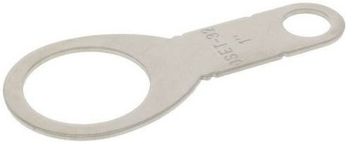Wiska OSET 75 Erdungslasche M75 aus vernickeltem Messing in Silber - Bild 1