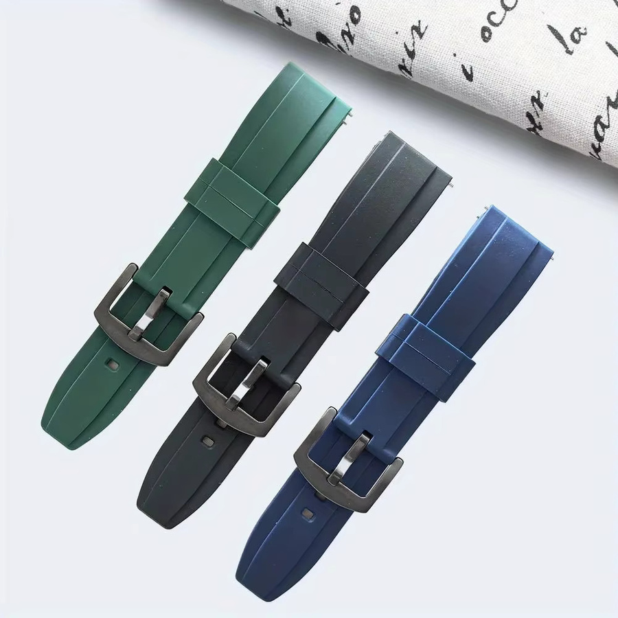 VNWCT Uhrenarmband Fluorkautschuk-TPU, 20 mm, 22 mm, Unisex - Bild 4