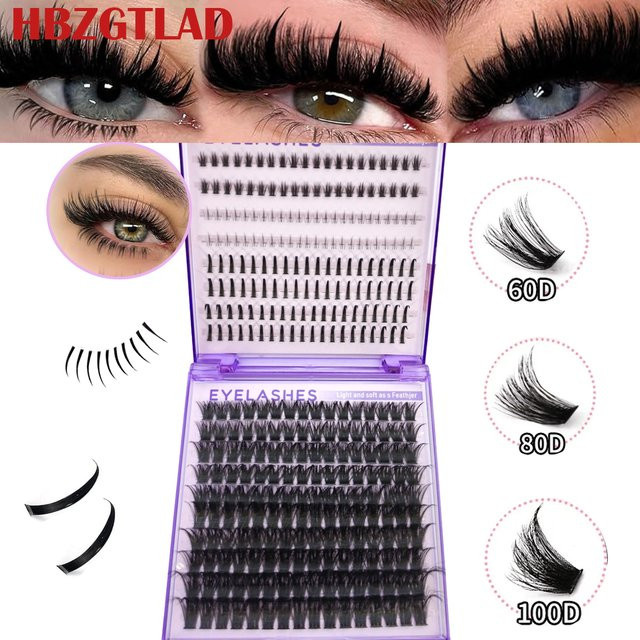 AMSDCN Wimperncluster-Set, Black, Unisex - Bild 1