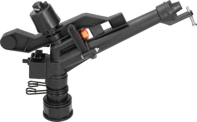 mfySpace Bewässerungsregner G 1-1/2 Zoll Verstellbarer Impulsregner mit Schwingarm in Schwarz - Bild 1