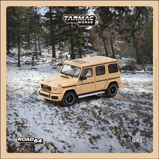 TSM MODEL G63 Braunes SUV-Legierungsautomodell, 1:64, Metall - Bild 1