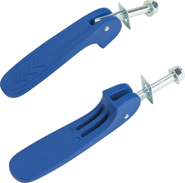 LUX-TOOLS Schnellverschluss-Schraubenset für Rasenmäher, 2-teilig, Blau - Bild 1