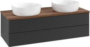 V&B Waschtischunterschrank Antao mit Frontstruktur, Weiß, B/T/H: 120 x 36 x 50 cm - Bild 1