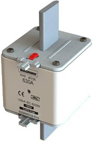 Eaton NH-Sicherung 500NHG3B-690 mit mechanischer Sicherungsanzeige, 3500A, 690V, Grau, 3 Stück - Bild 1
