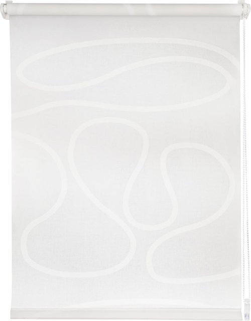 Ondeco Tageslichtrollo Win Move Klemmfix ohne Bohren, lichtdurchlässig, Weiß, Breite: 60 cm, Höhe: 160 cm - Bild 1