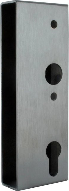 FeNau Schlosskasten aus Stahl in Silber, B/T/H: 4,0 x 6,0 x 17,2 cm - Bild 1