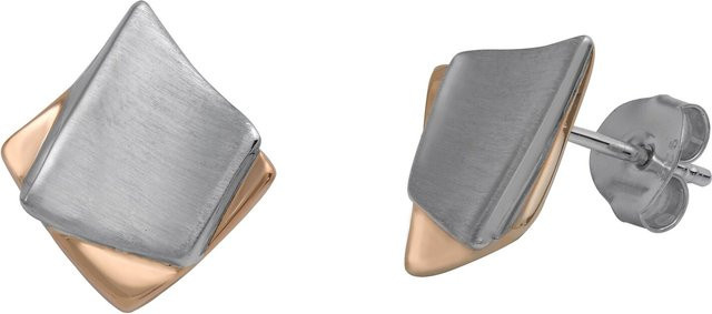 Celesta Ohrringe 925 Silber, Bicolor, Damen - Bild 1