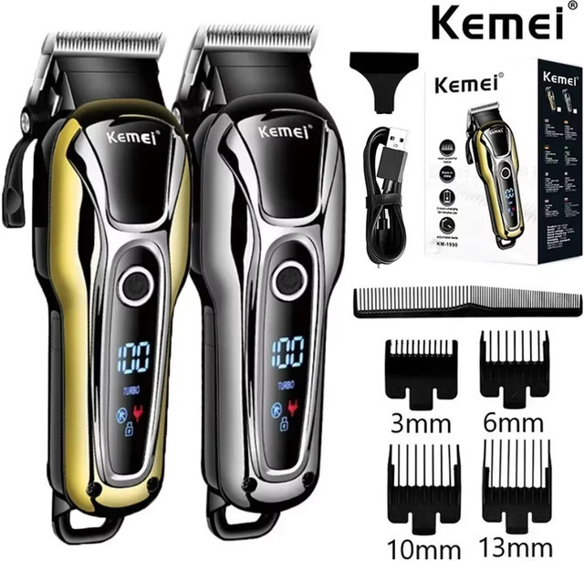 Kemei KM-1990 Elektrischer Haarschneider, Gold, Herren - Bild 1