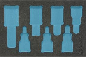 Hazet 2K-Weichschaum-Einlage 163-243L in Blau - Bild 1