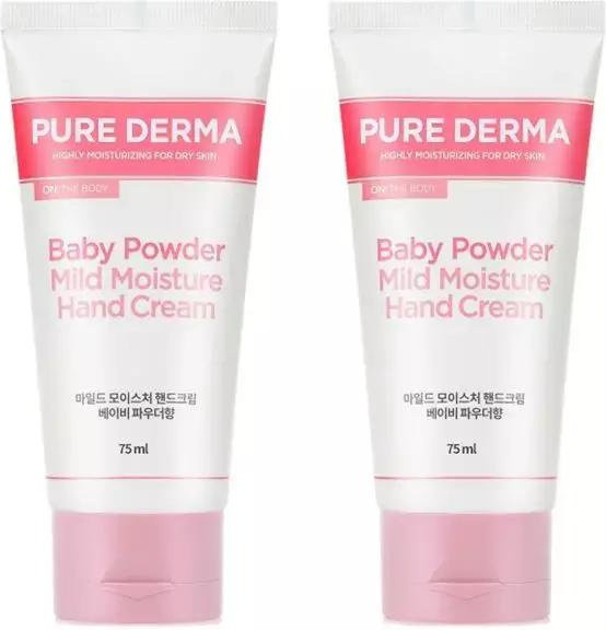 ON THE BODY Pure Derma Milde Feuchtigkeits-Handcreme Baby Puder, 75 ml - Bild 1