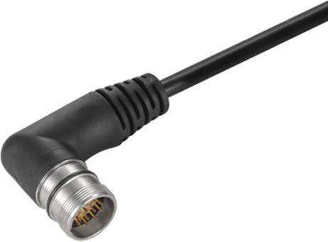 Weidmüller Sensor-Aktor-Steckverbinder M12 Stecker gewinkelt Schwarz 12-polig 3,00 m - Bild 1