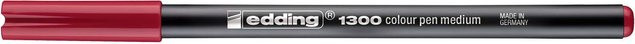 edding Colorpen 1300 Filzstift in Carmin Rot mit 3mm Spitze - Bild 1