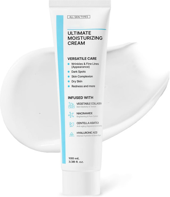 NIDA Youthful Formula Feuchtigkeitscreme, Centella Asiatica, Niacinamid, Hyaluronsäure, Kollagen, für trockene und empfindliche Haut - Bild 1