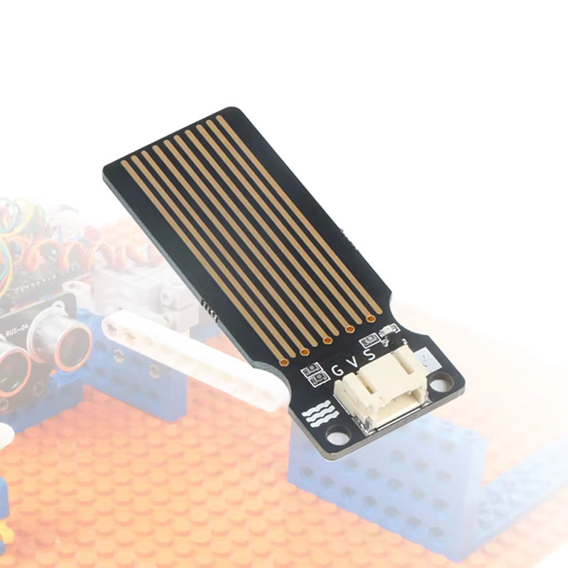 NullLab Wasserstandssensor Tröpfchen Sensor Modul zur Wassertiefenerkennung mit PH2.0-Schnittstelle in Rot und Schwarz - Bild 2