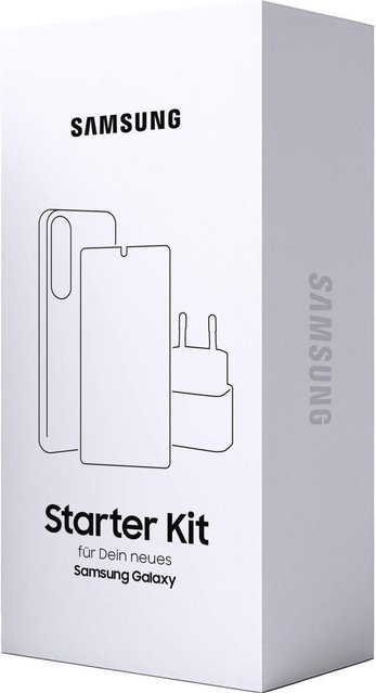 Samsung Galaxy S26 Starterkit mit transparentem Original Case, Displayschutzfolie und 25 W USB-C Ladegerät - Bild 1