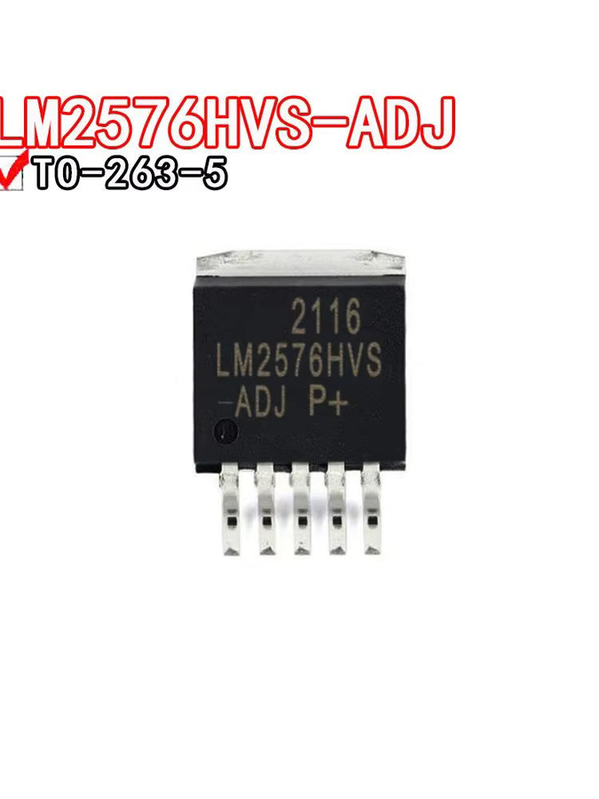 5er Set LM2576HVS-ADJ zu 263-5 Buck DC-DC Spannungsregler Chip von Si Tai & SH in Schwarz - Bild 2