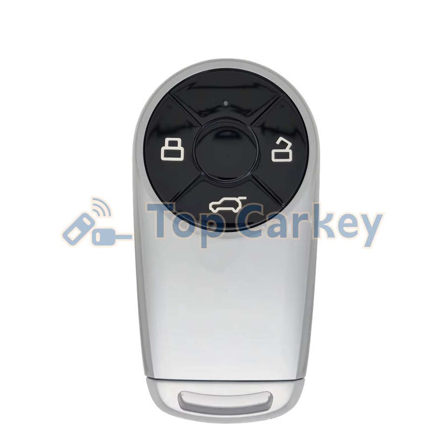 TopCarkey Originaler intelligenter Fernschlüssel mit ID47-Chip, 433 MHz, Farbe: Schwarz, für GWM ORA Good Cat, ORA 03, 03GT, 07 - Bild 2